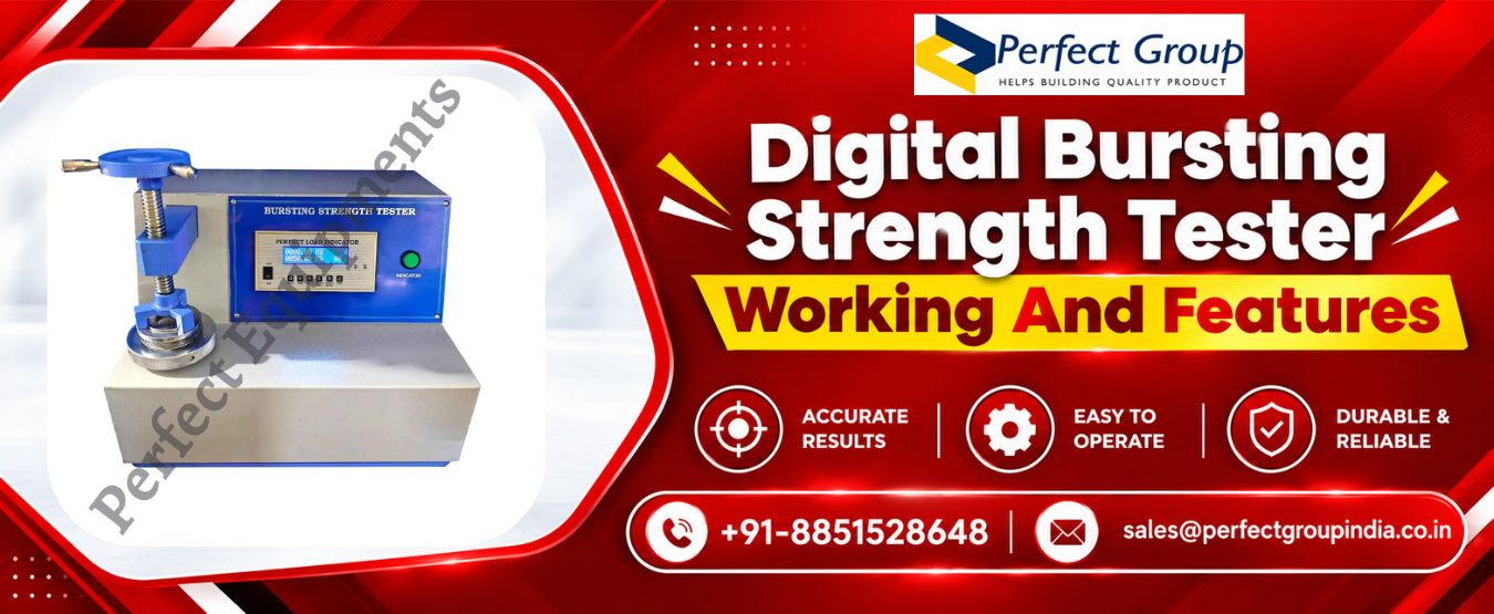 Digital Bursting Strength Tester Working And Features