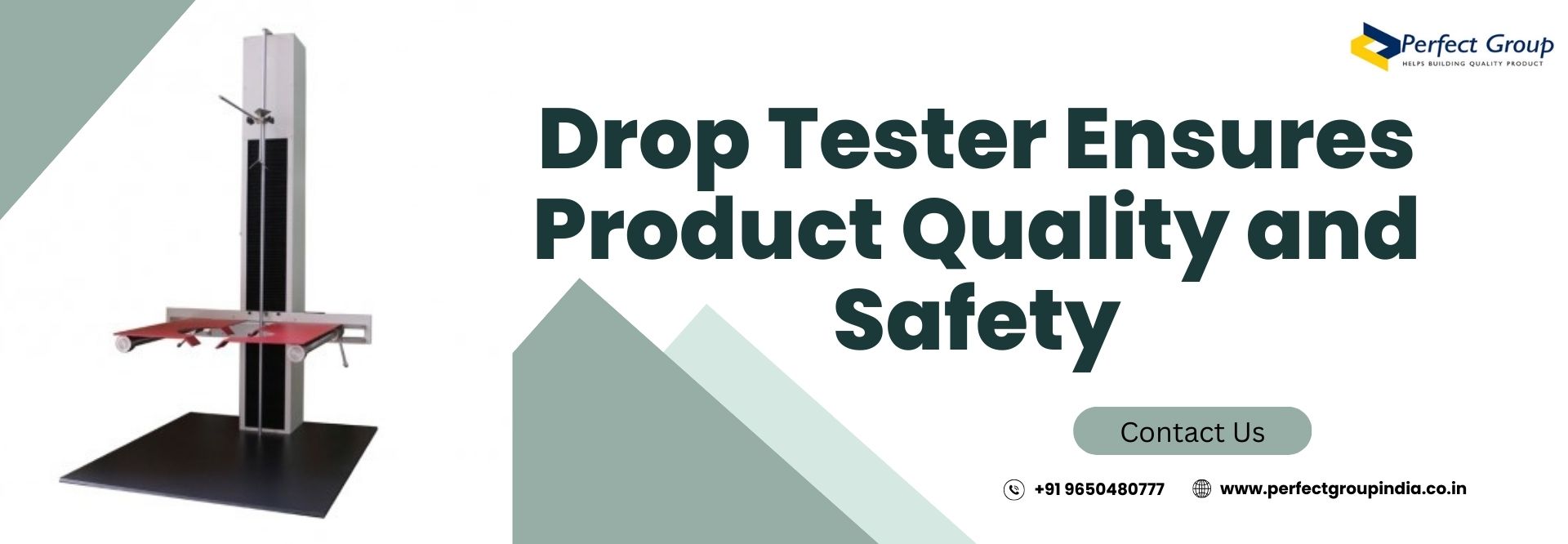 Drop Tester Ensures Product Quality and Safety
