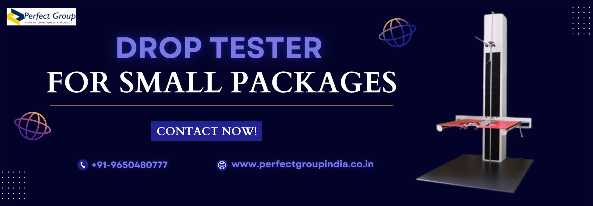 Drop Tester For Small Packages